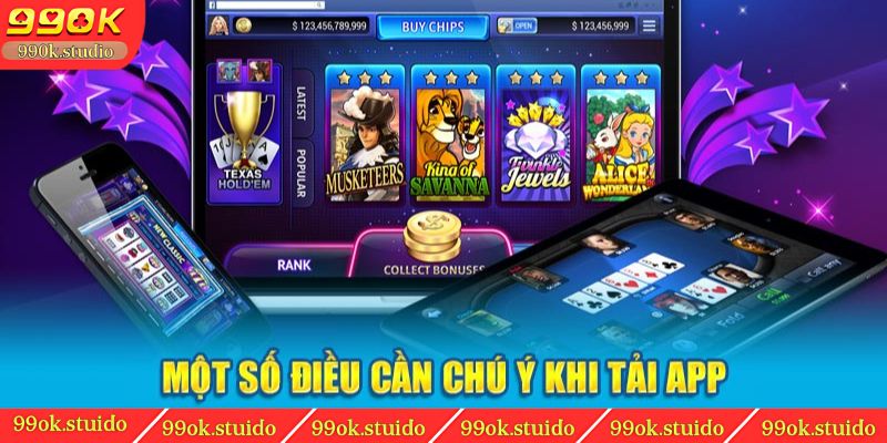 Một số điều cần chú ý khi tải app